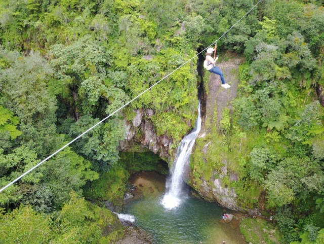  tyrolienne dans les cascades de Cuetzalan 