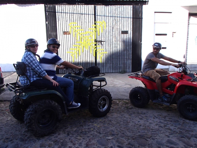  Strolling around on ATVs 