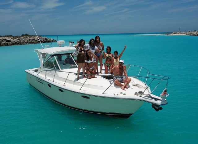  Godersi la barca nello Yucatan 