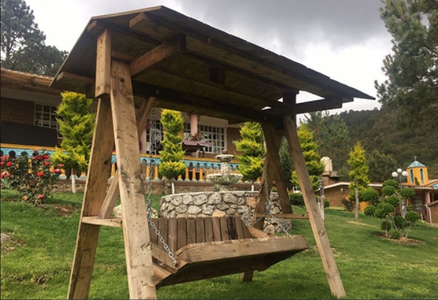 A chair in the garden to relax 