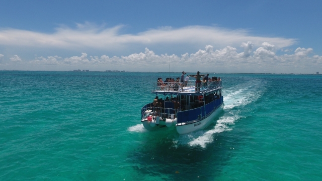  Bootsfahrt zur Isla Mujeres 