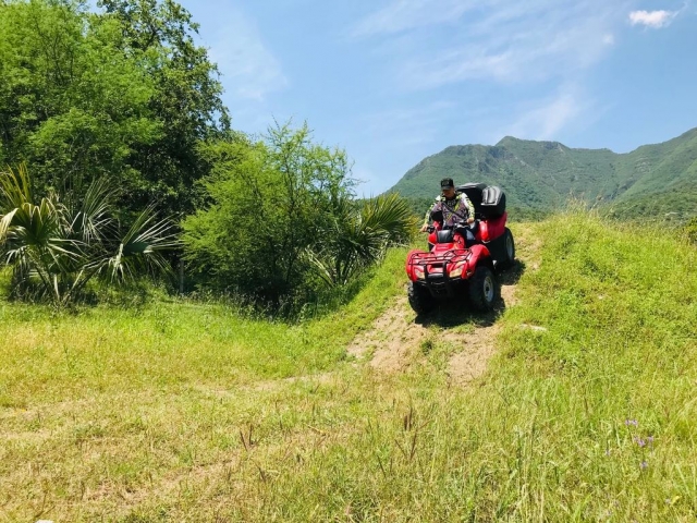  Partenza in ATV guidato a Monterrey 