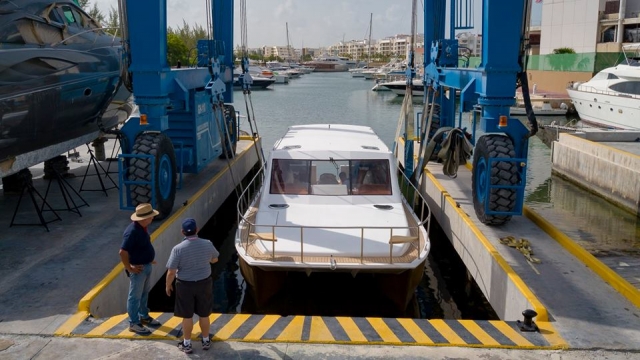 Yacht dans les Caraïbes mexicaines 