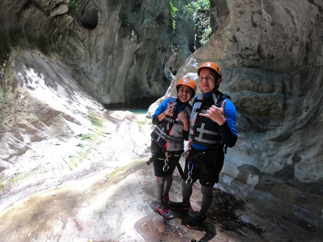  Pronti per praticare il canyoning 