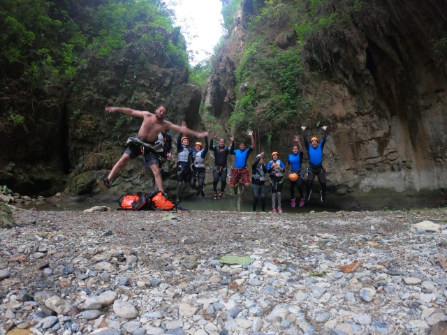  Canyoning con gli amici