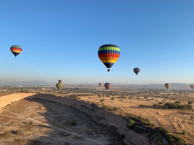 Volare in mongolfiera