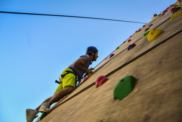  Parete da arrampicata 