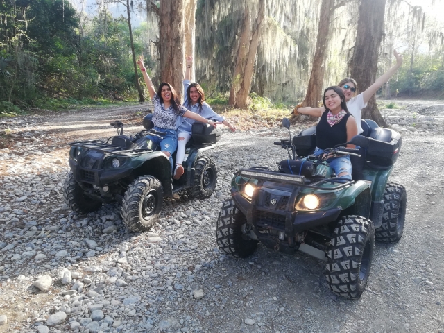  Enjoying the day on an ATV 