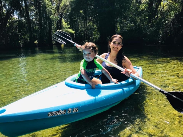  Kayaking with baby 