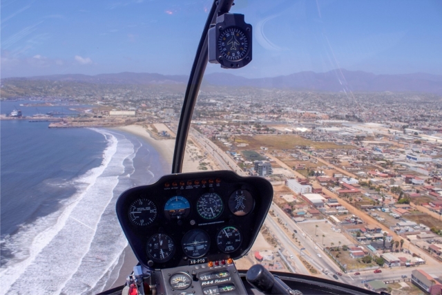 Vistas hacia la costa