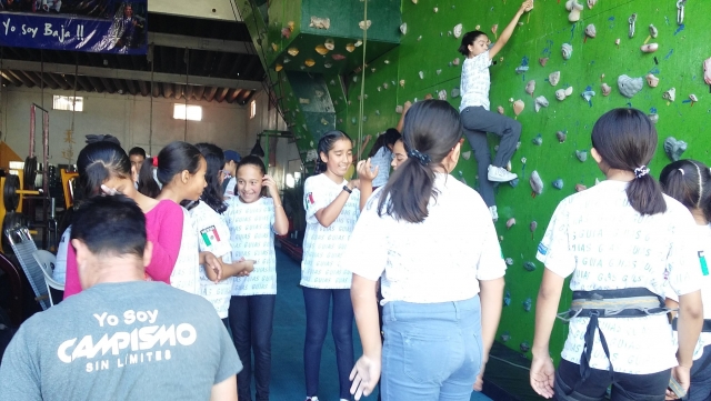 Kletterwand in Ensenada 