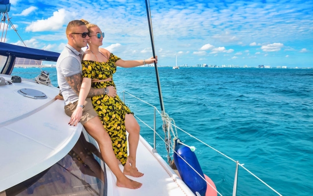  Cancun boat ride 