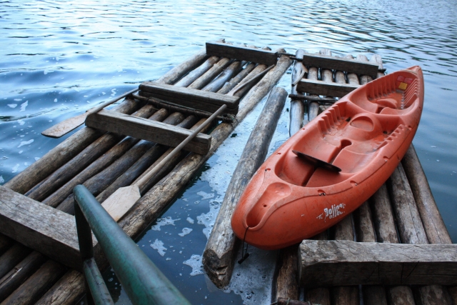  Kayak em águas calmas