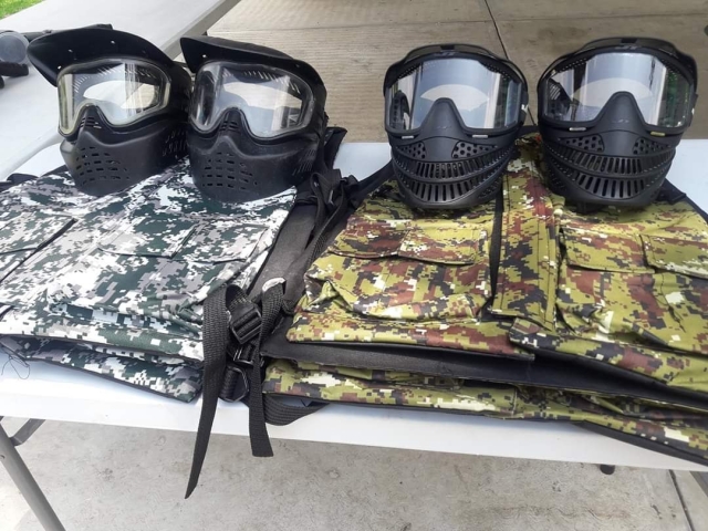  Protective masks and vests 