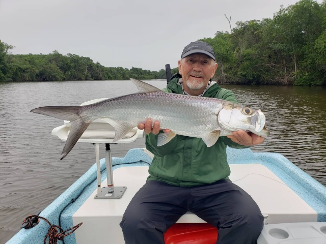 Fishing from a boat 