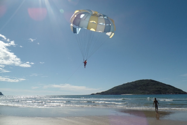  Parasailing promotion in Mazatlan 