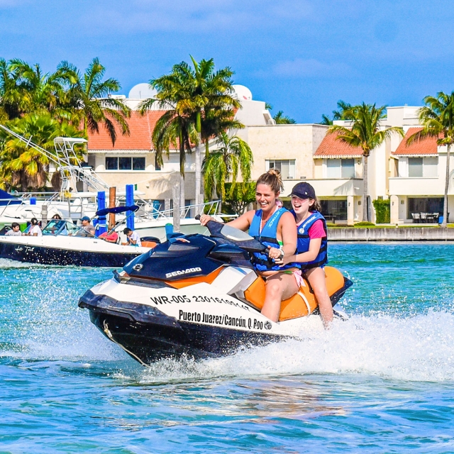 Cruise the Caribbean Sea on a jet ski