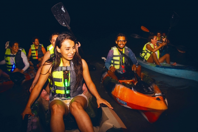 Tours nocturnos en kayak