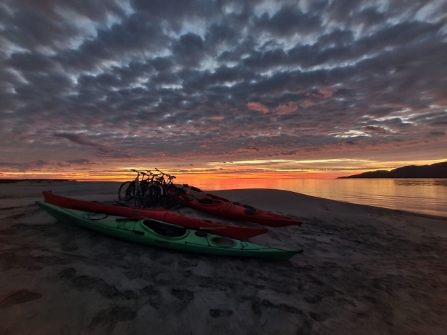 Atardecer en el puerto