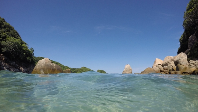 Caminhando na ilha 