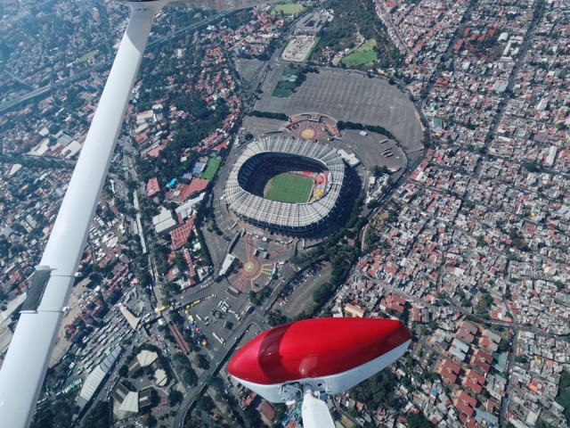  Stadio azteco dall'alto 