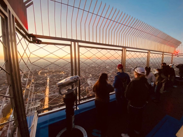 Puesta de sol desde el mirador