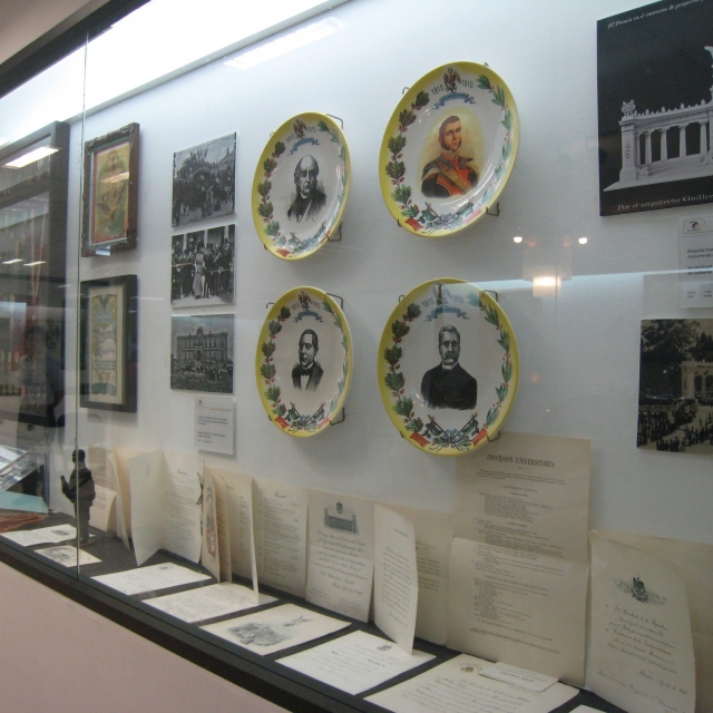 Colección en el museo