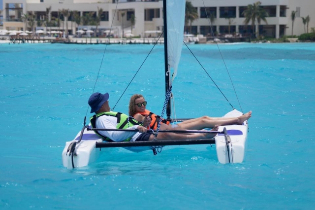  Aproveitando o tour de vela 