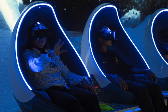  Virtual reality in aquarium