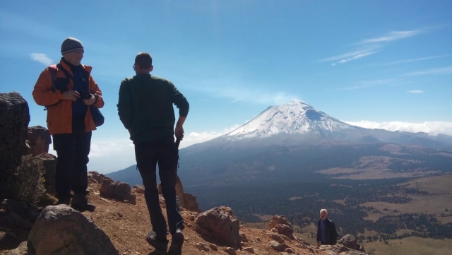  Reaching the top of the volcano 