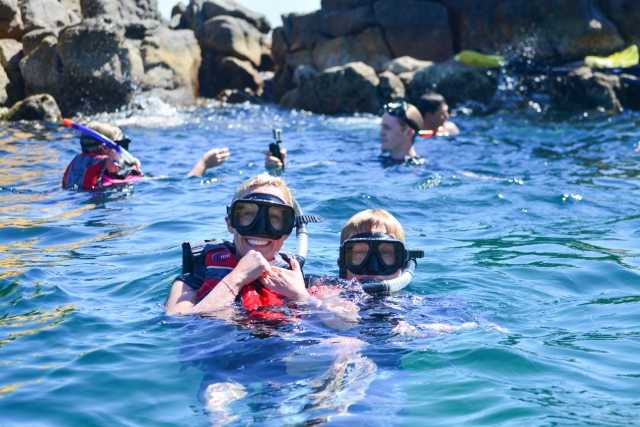 Snorkeling for the whole family 