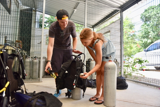 Preparing the equipment 