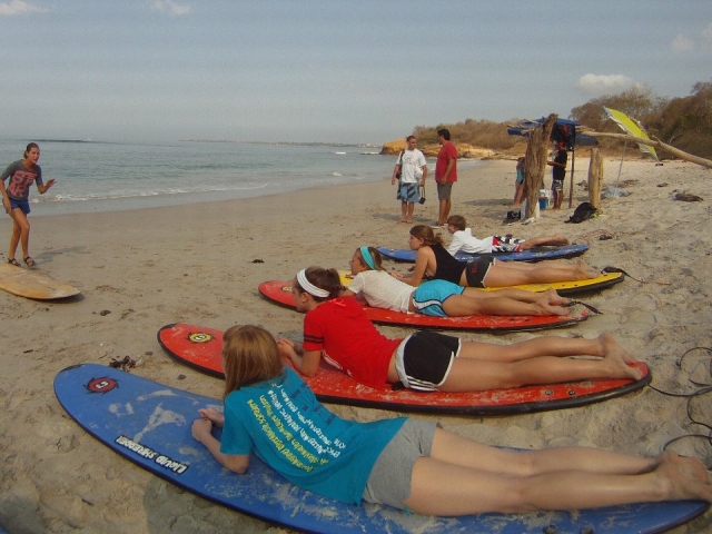 Lezioni di surf 