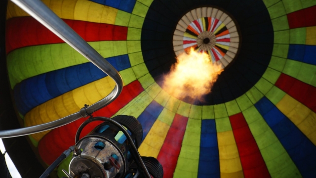  Propane gas is what gives momentum to the balloon