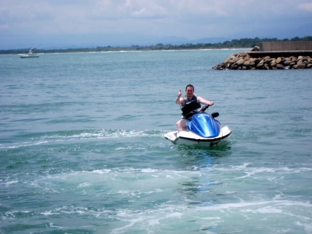  Riviera Maya blue motorcycle 
