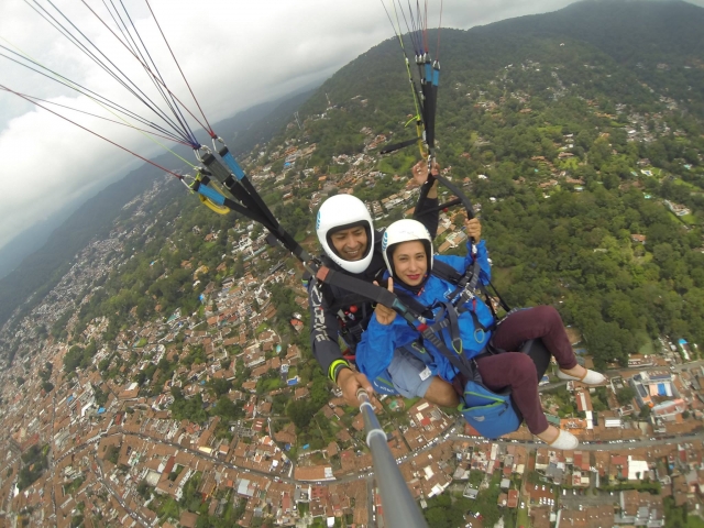 Experimentando lo que es volar