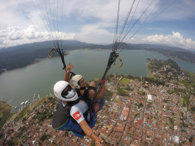 Planeando sobre el valle