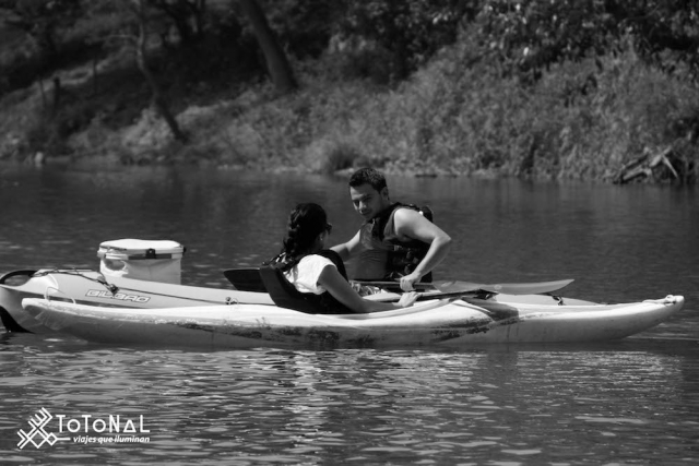  En amoureux-kayak. 