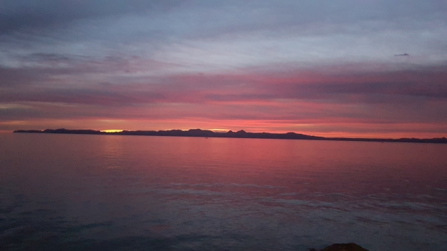 Disfruta del atardecer 