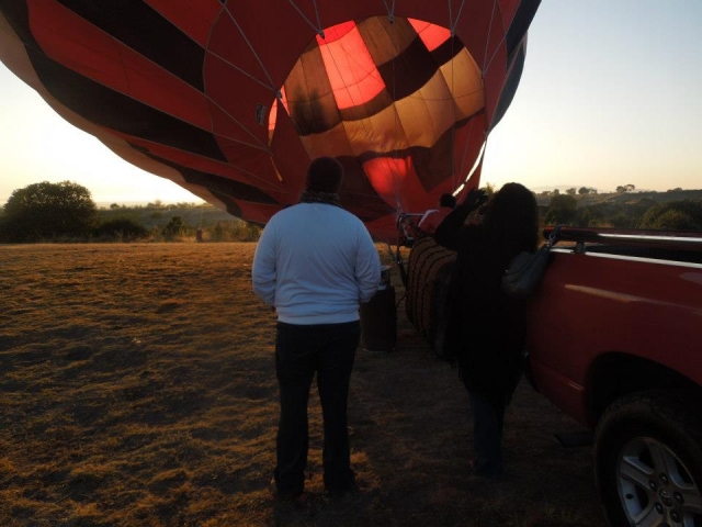  Inflating the balloon 