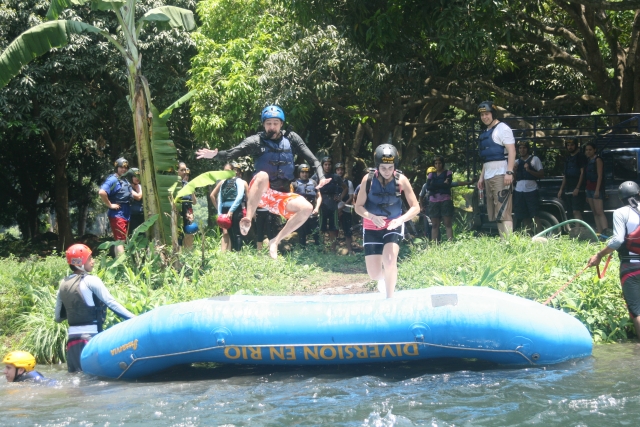  rafting with fun in river