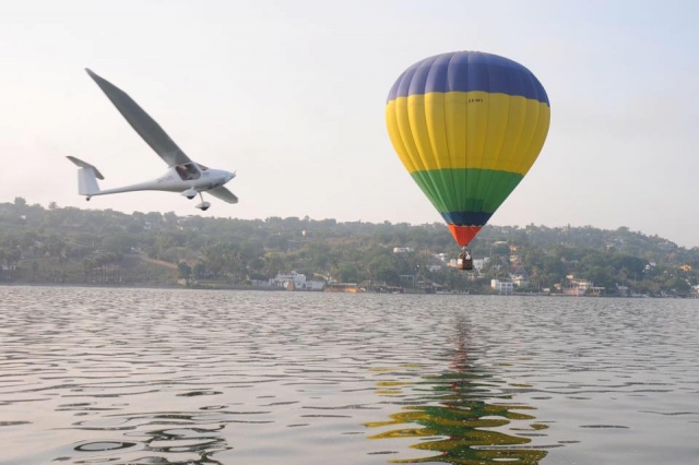 El mejor vuelo en globo sobre el lago