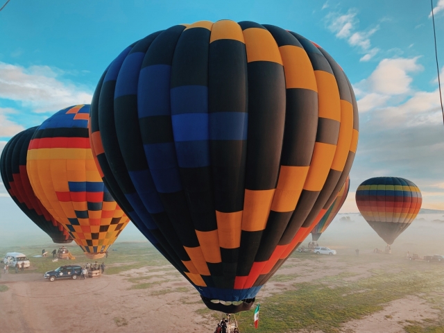 Vuelo en globo aerostático en México