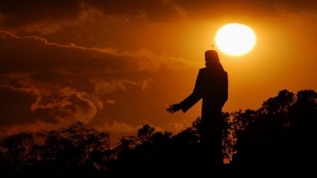 Cristo Rey en el cerro de Santa Apolonia