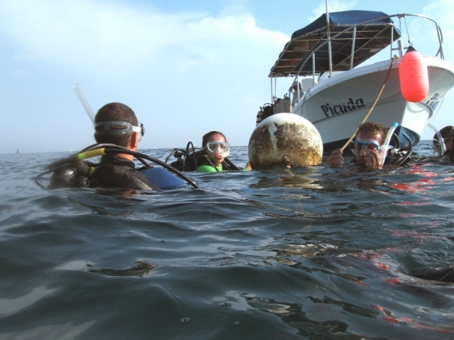  Immersione a Veracruz, la barca pronta a riceverci 