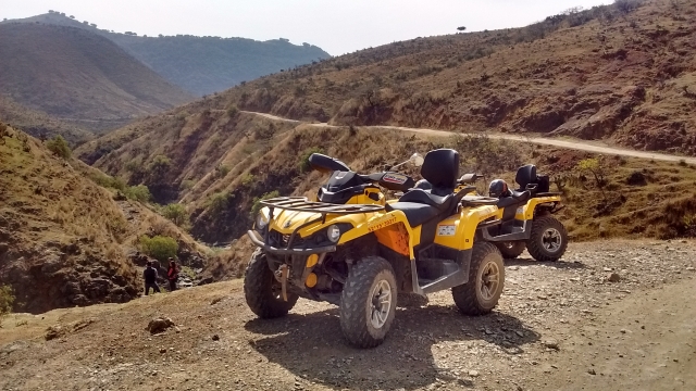 ATVs in the mountains 