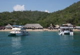 Catamaran ride through the 7 bays of Huatulco