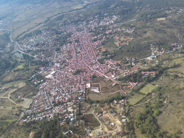 Vistas desde el parapente