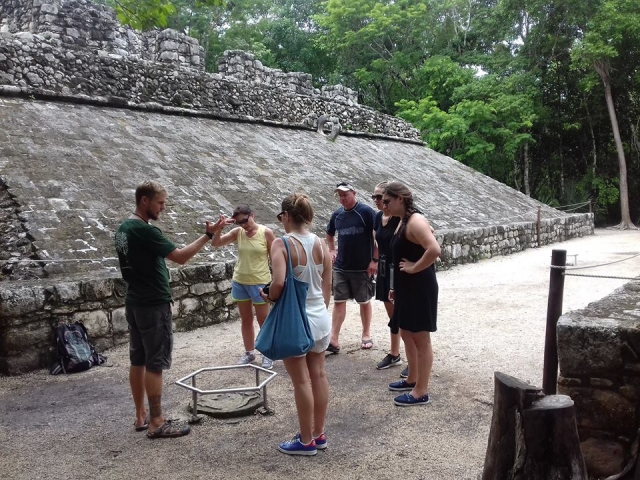  with the guide 