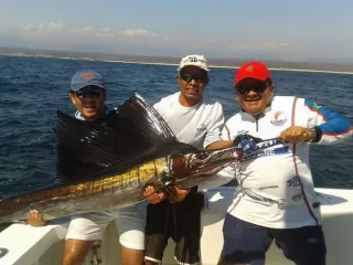 8-hour fishing trip on private yacht Huatulco